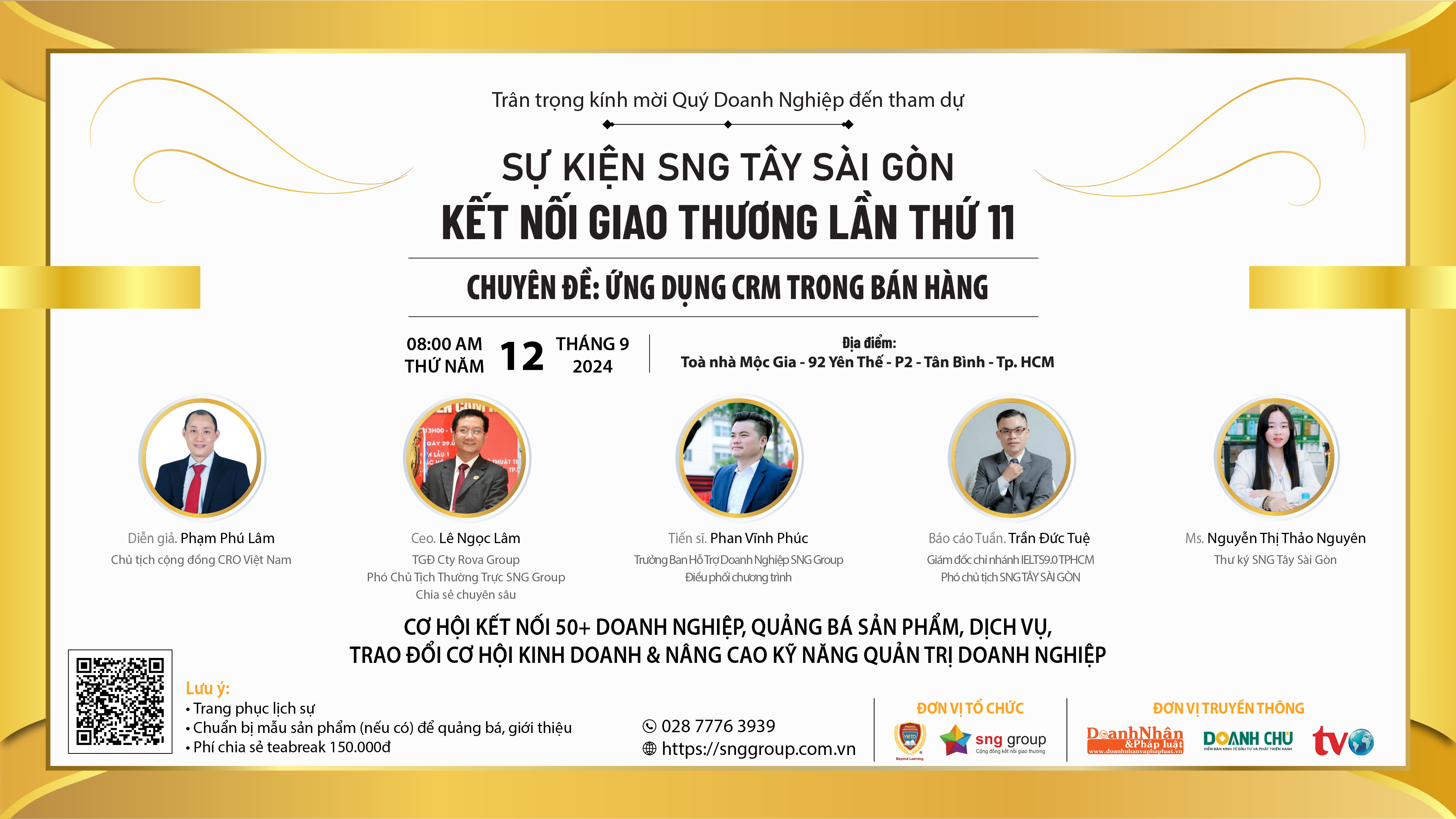 SNG Tây Sài Gòn - Kết Nối Giao Thương Lần 11